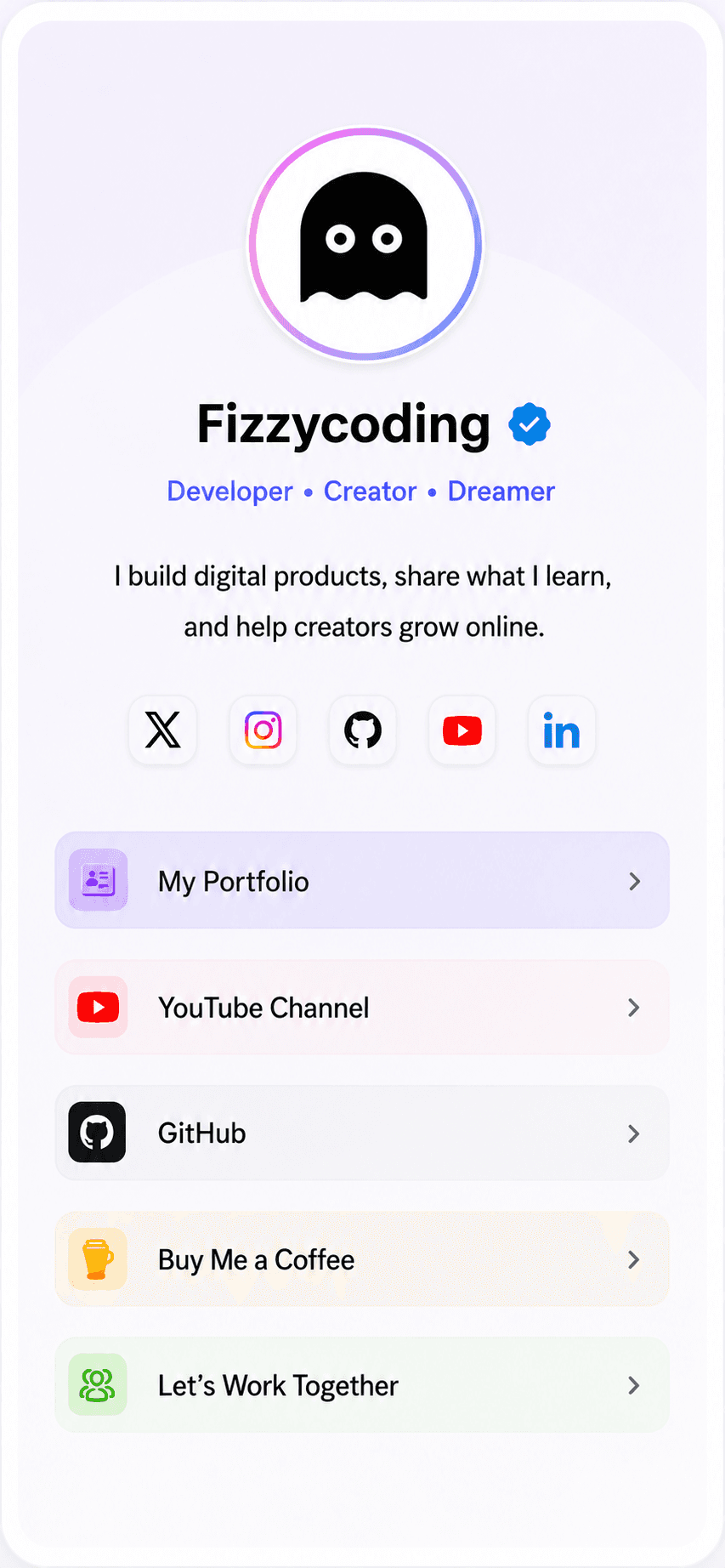 Profile Mockup
